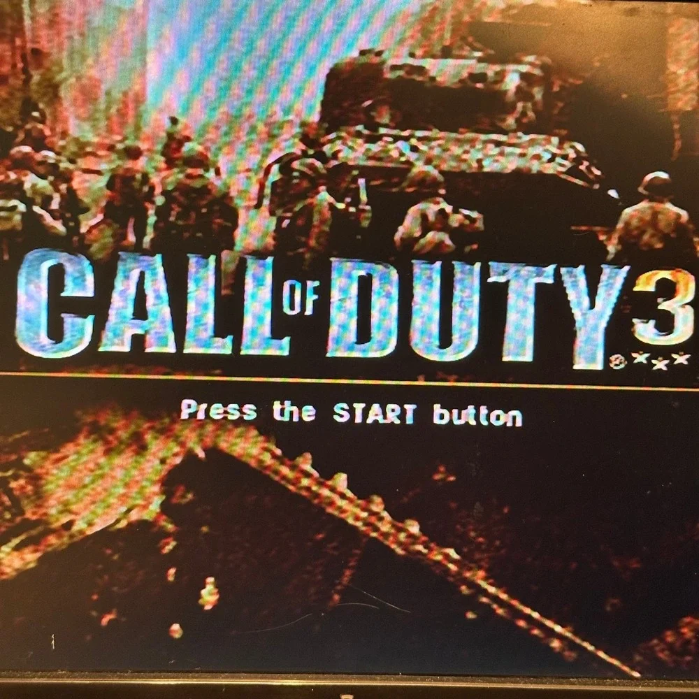 Activision Call of Duty 3 Video Game PS2 Black Good Special Edition WWII Shooter
